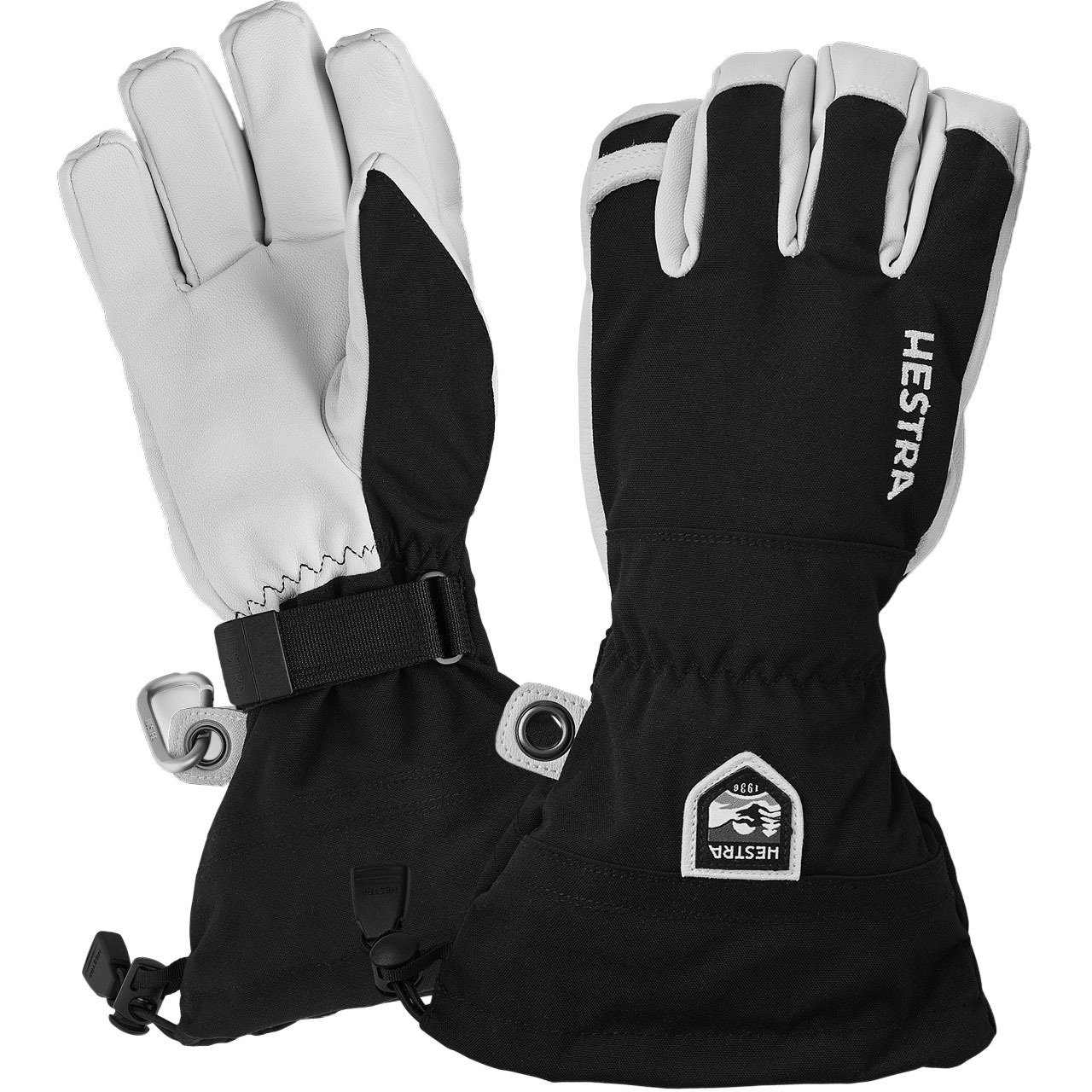 Hestra Herren Handschuh ARMY LEATHER HELI SKI schwarz - 8,0