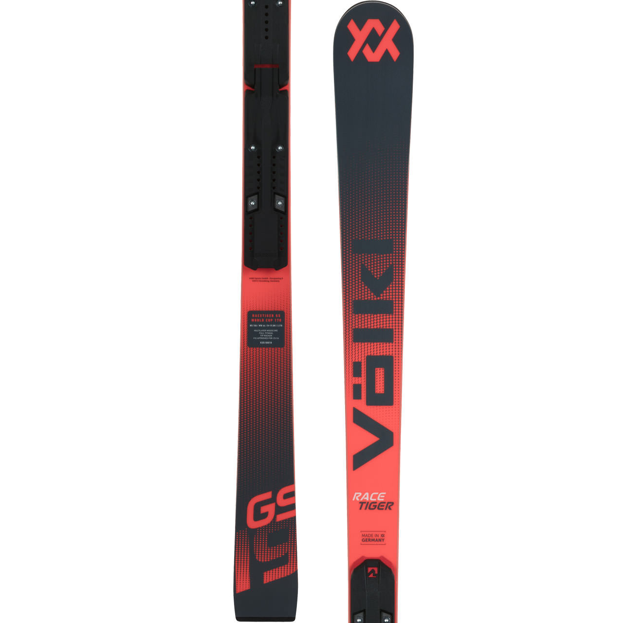 Völkl Racetiger GS R JR Plate U14/U12/U10/U8 - 144 cm