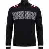Herren gestricktes Funktionsshirt CAMBRIDGE BAY black/white