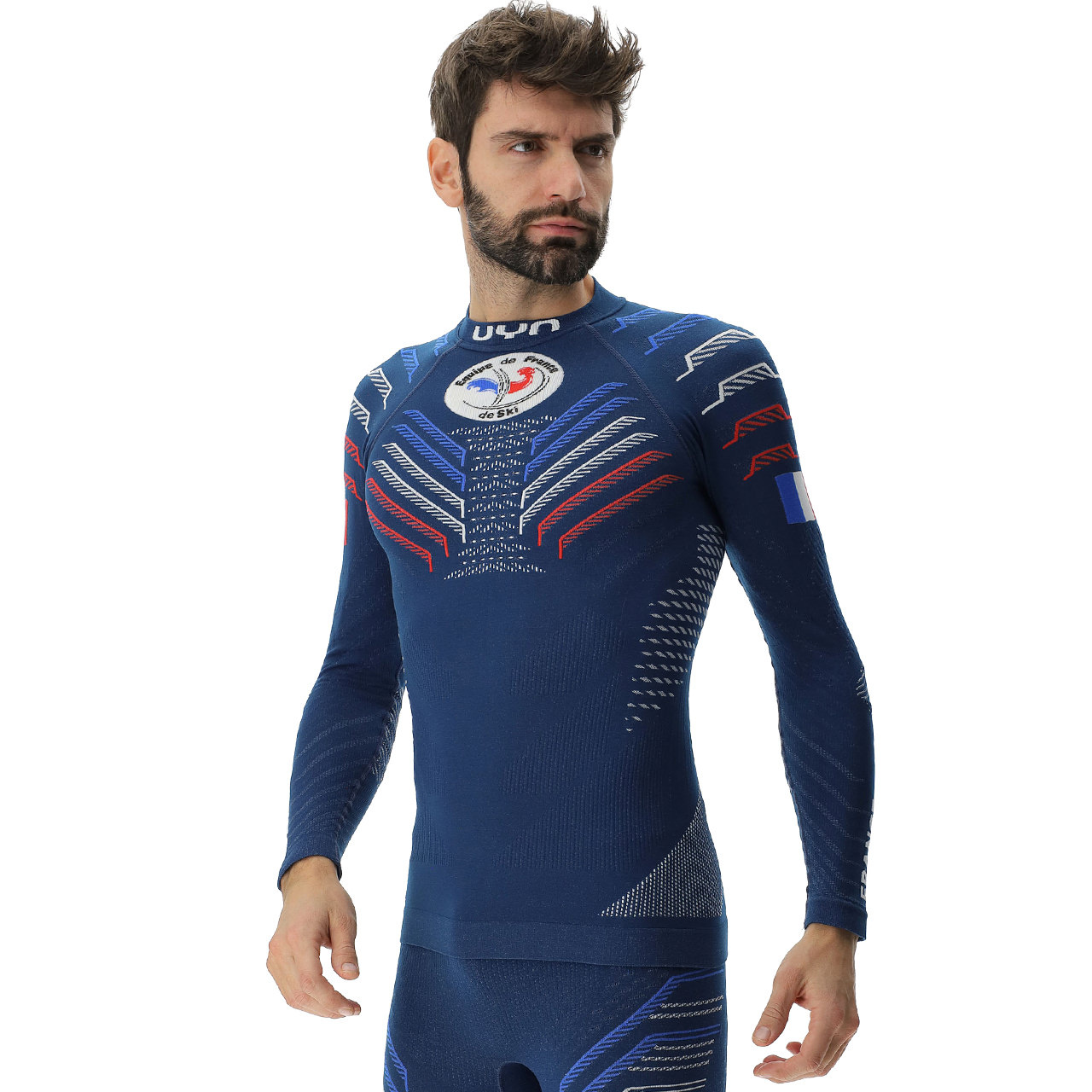 UYN Herren Stehkragen Shirt NATYON 3.0 FRANCE - S/M