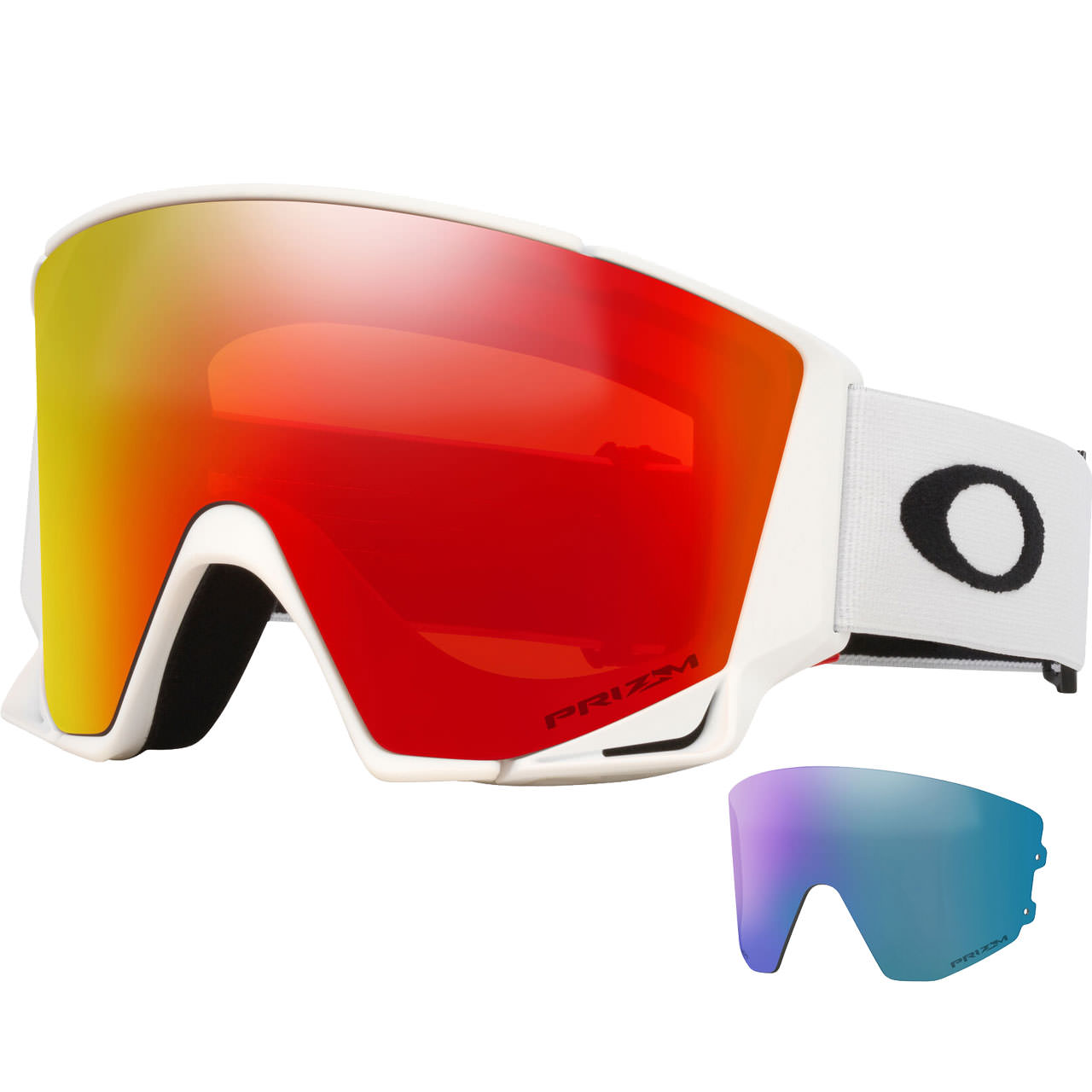 OAKLEY Flow Scape L matte white / Prizm Torch Iridium & Prizm Iced