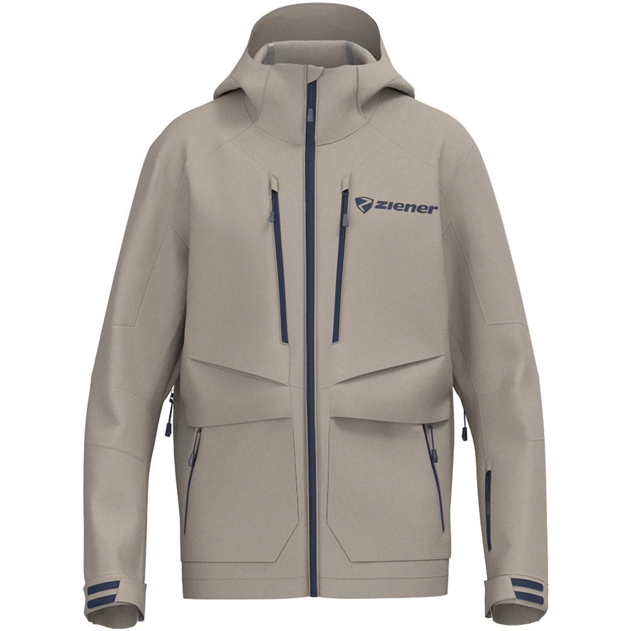 Ziener Herren Skijacke TORBEN sandstone 26/27 - 54