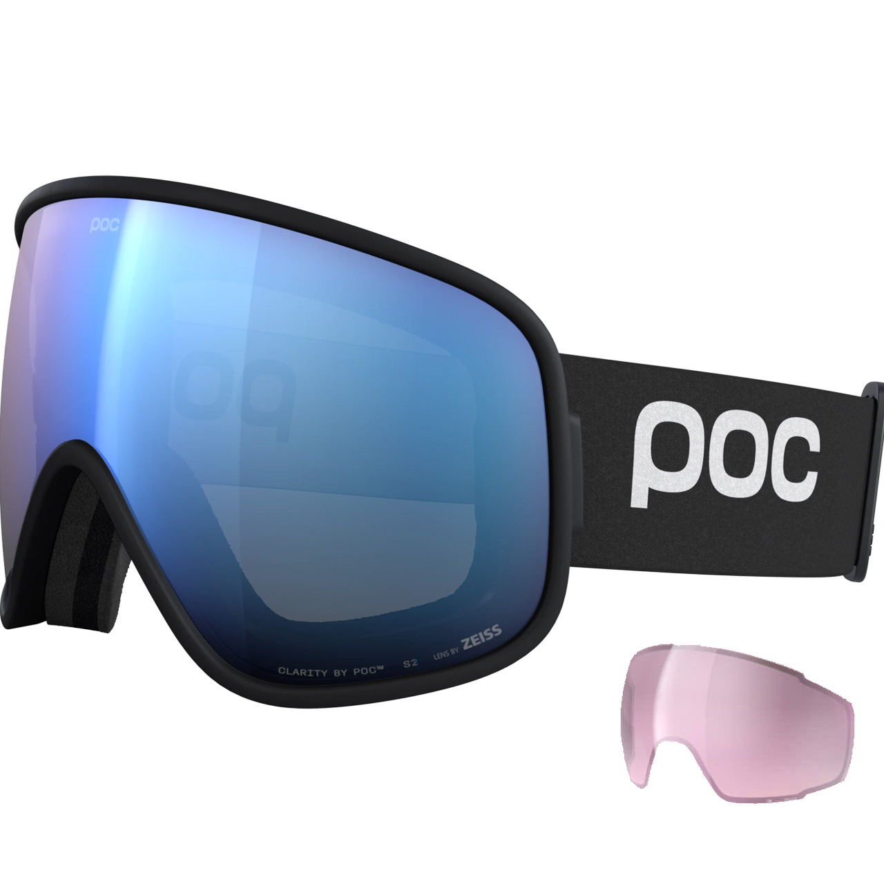 POC Vitrea Mid uranium black/partly sunny blue + Ersatzscheibe