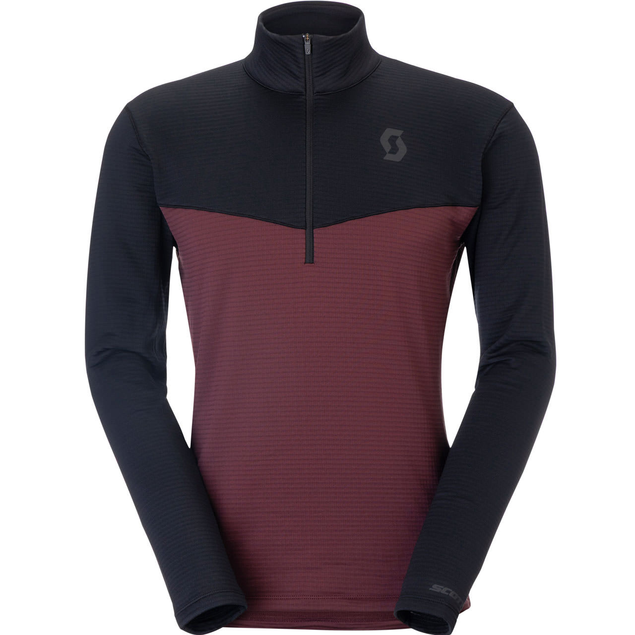 Scott Herren Skishirt DEFINED LIGHT cocoa red/black - XL