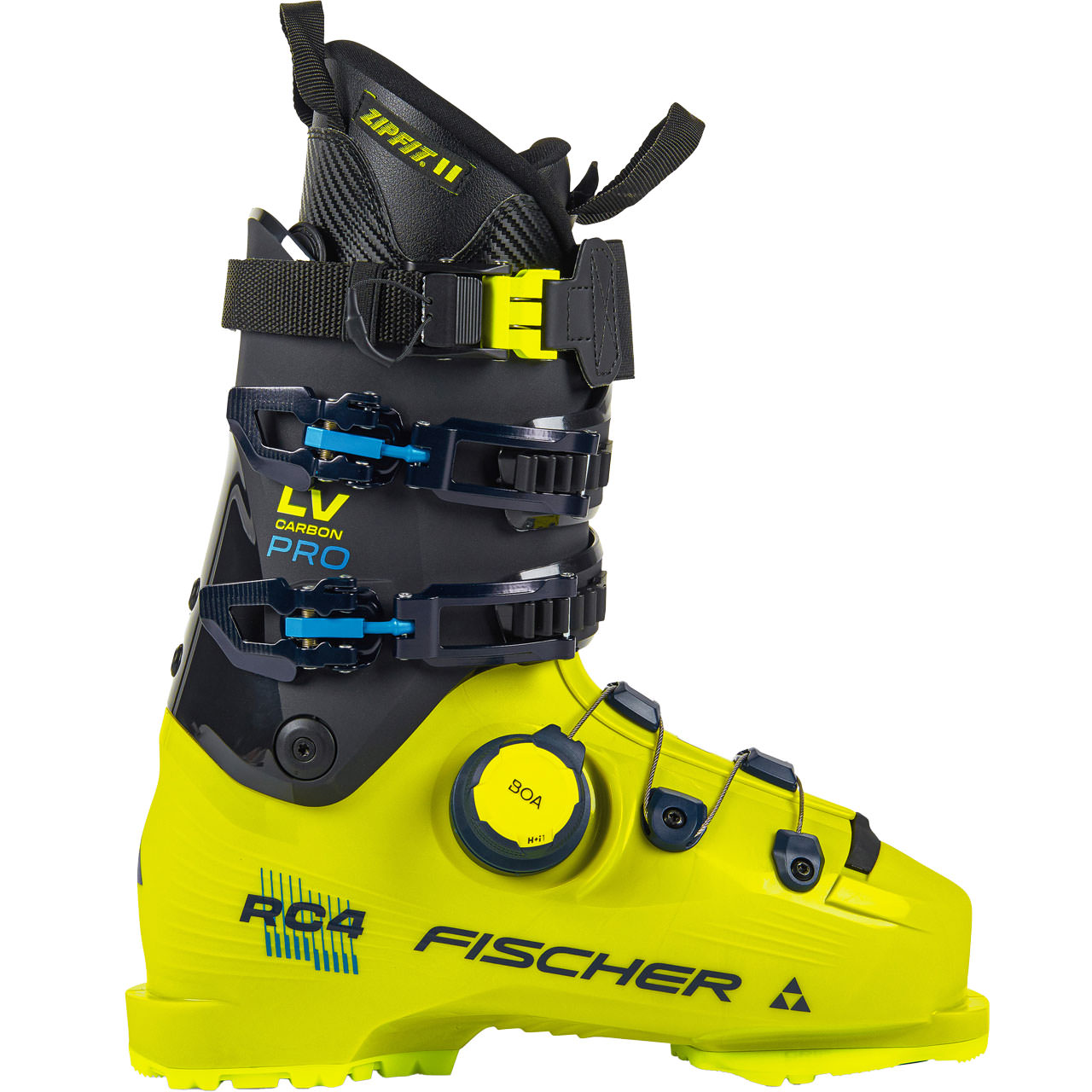 Fischer RC4 CARBON PRO LV BOA ZipFit yellow/carbon | XSPO