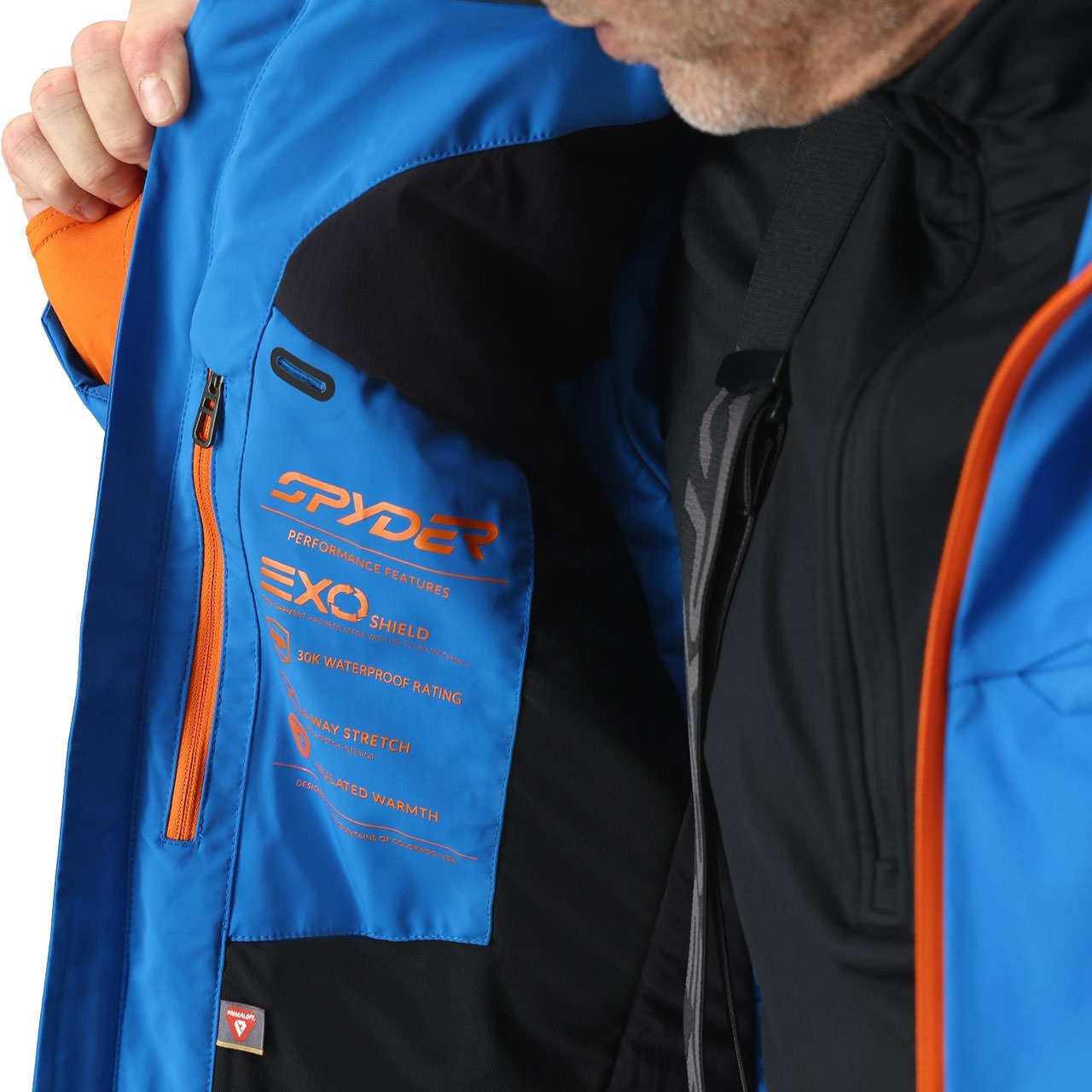 Spyder Men Ski Jacket MONTEROSA cobalt blue | XSPO