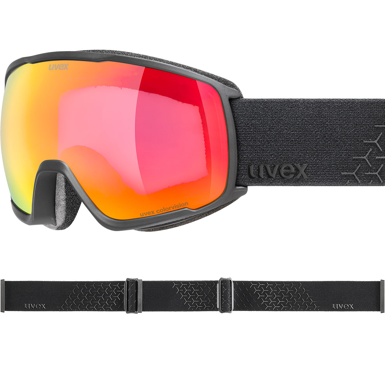 Uvex Victorious Small CV black matt / mirror red