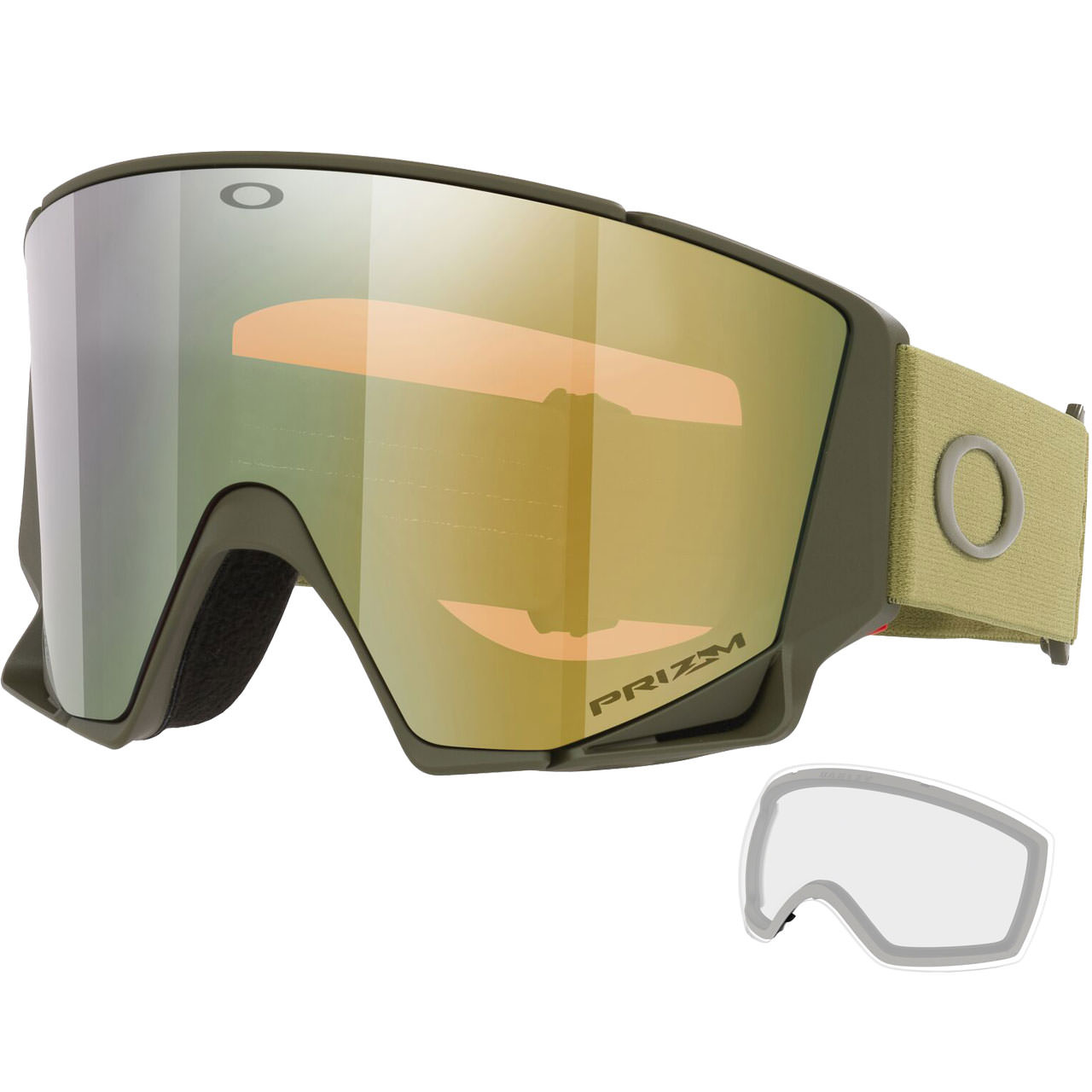 Oakley Flow Scape L matte fern / Prizm Sage Gold Iridium + Ersatzscheibe 26/27