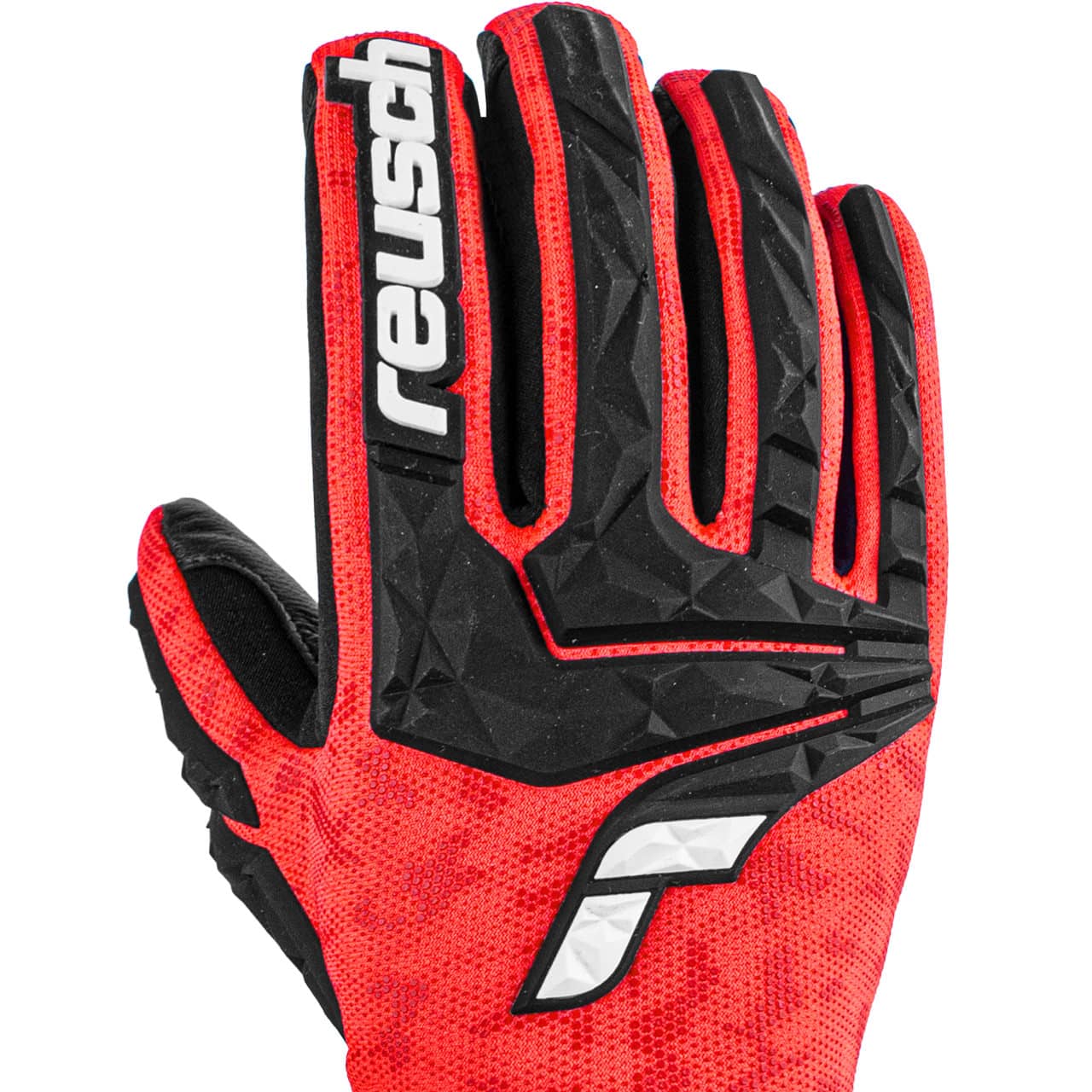 Reusch Men Glove WORLDCUP WARRIOR NEO black/fluo red | XSPO