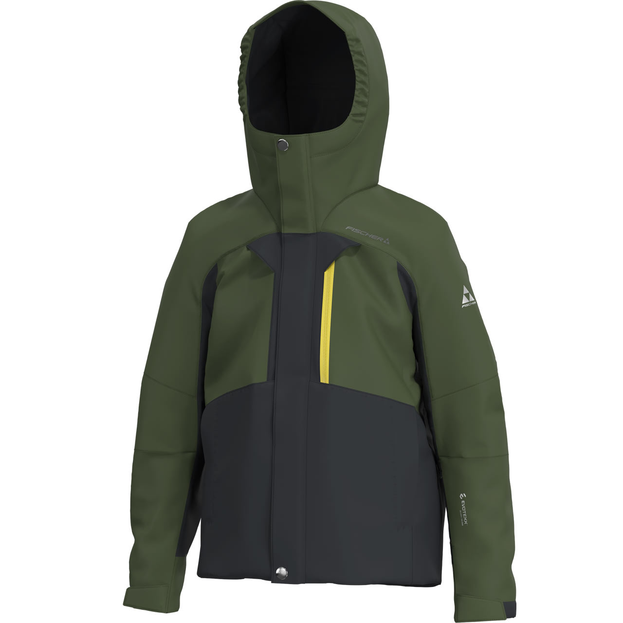 Fischer Skiwear Junior Ski Jacket DASH green-black | XSPO