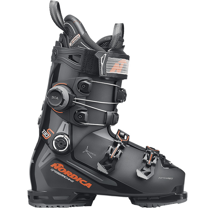 Nordica Speedmachine 3 130 S BOA Cuff GW black/anthracite/red - 26 / 26.5