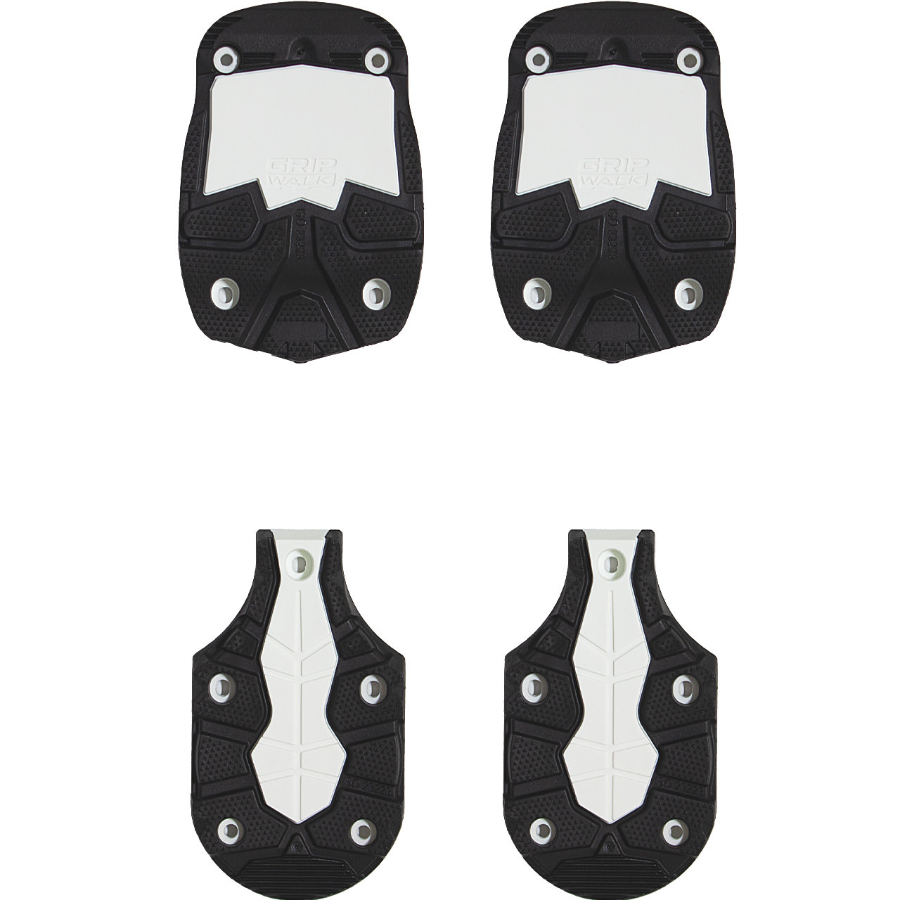 Fischer GripWalk Sohlenplatten black/white inkl. Schraubensatz