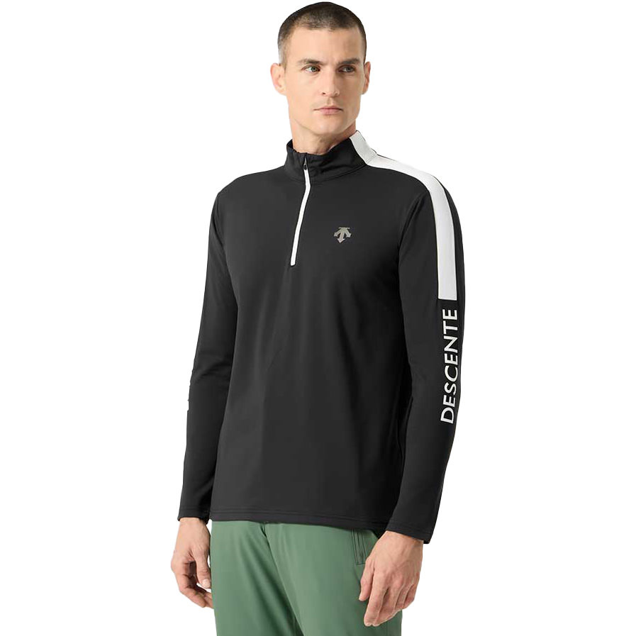 Descente Herren Skishirt COLOR BLOCK black/white - 52