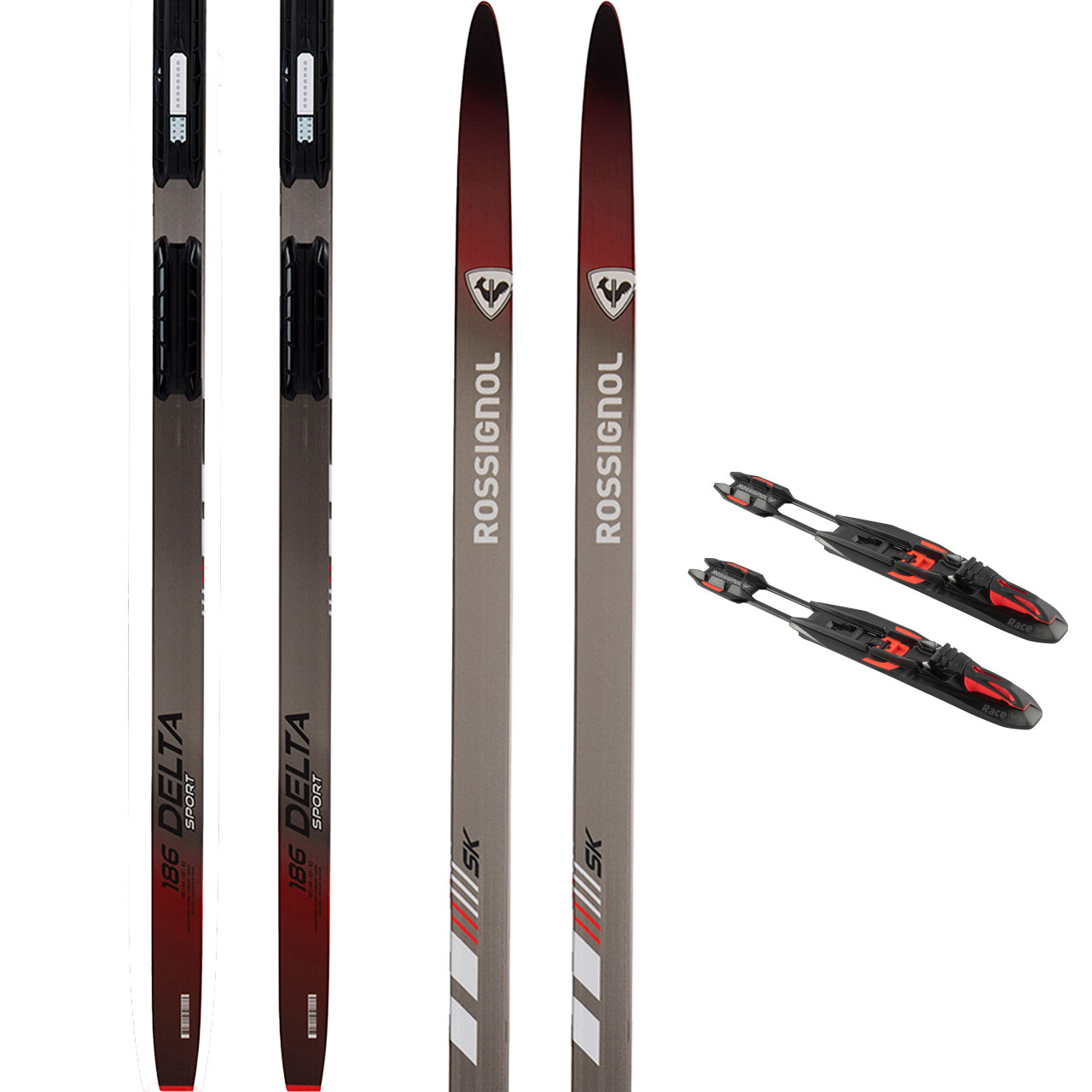 Rossignol Delta Sport Skating SET - 180 cm = 55 - 70 kg