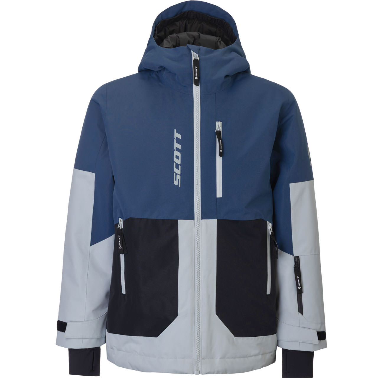 Scott Kinder Skijacke VERTIC DRYO dusk blue/mist blue - M = 140