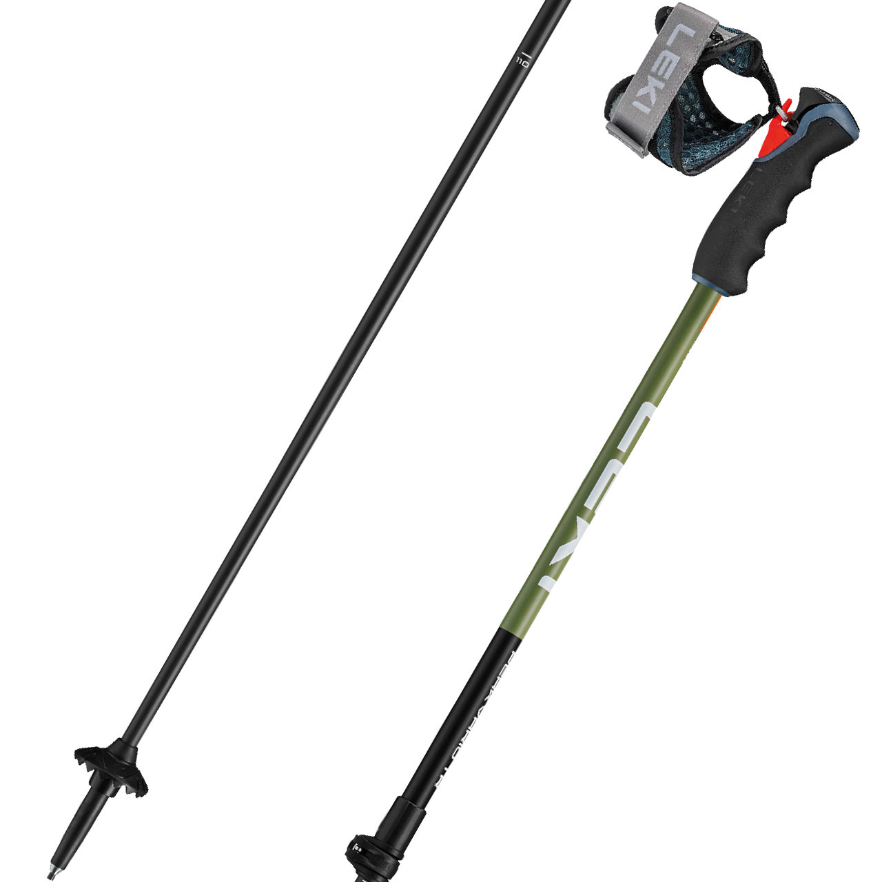 Leki Peak Vario TR black/darkolive/white