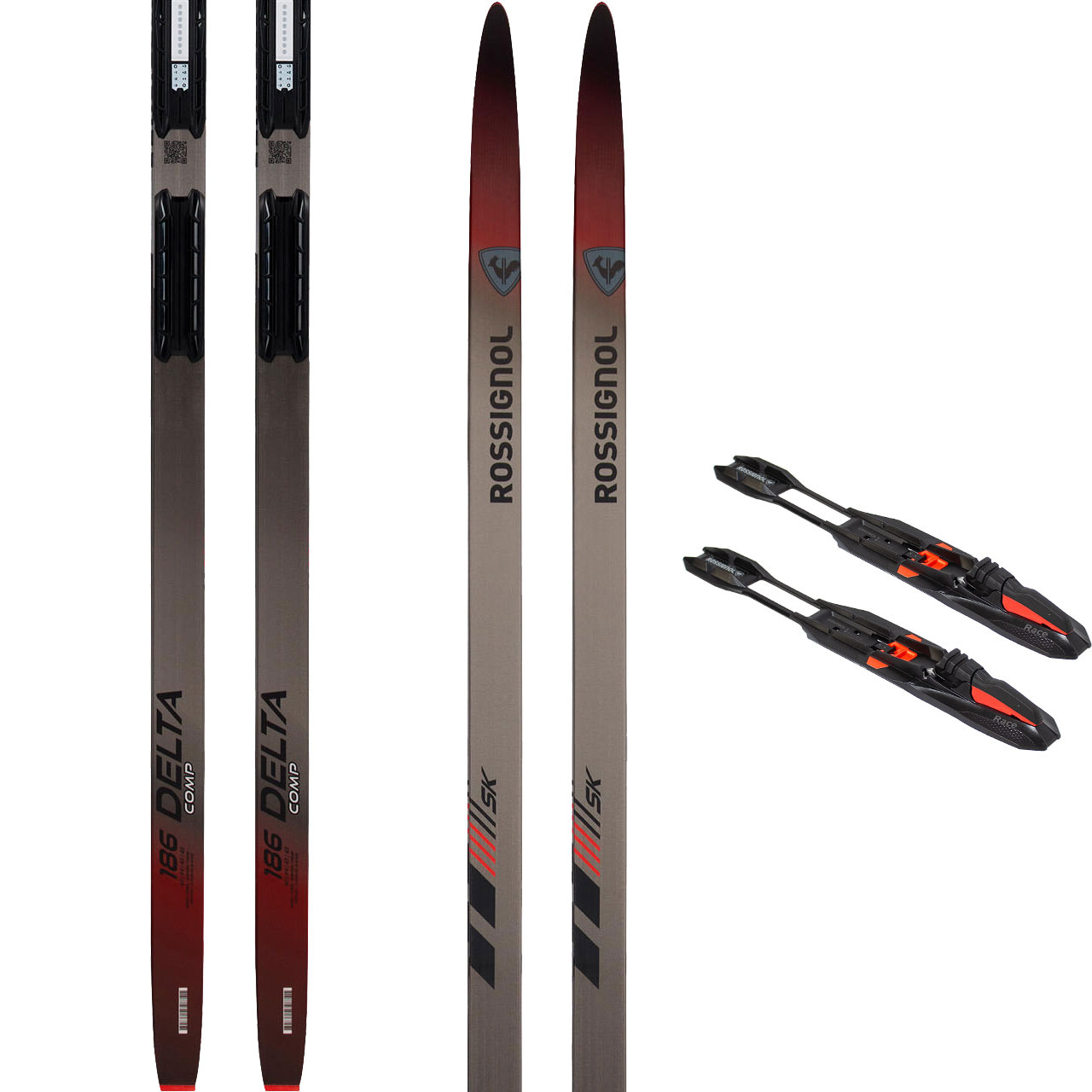 Rossignol Delta Comp Skating SET - 180 cm = 55 - 75 kg